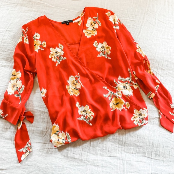 West Kei Tops - West Kei 3/4 length sleeve blouse, size Small